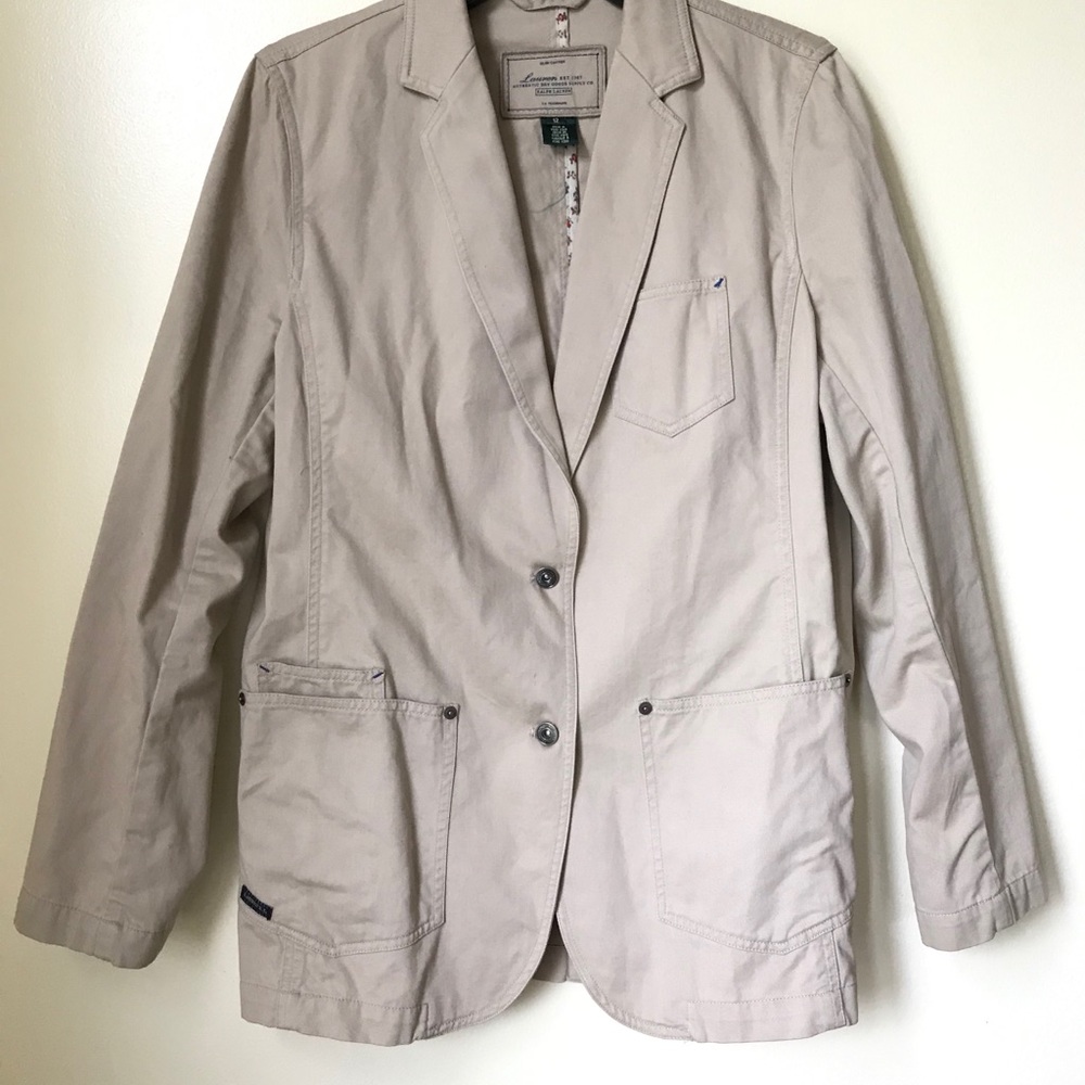 Ralph Lauren women’s Pima cotton sport coat khaki